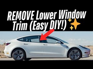 How to REMOVE Lower Window Trim in MINUTES (Easy DIY!) ✨