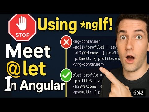 🚫 Stop Using *ngIf for Everything — Meet @let in Angular 17+ 🔥