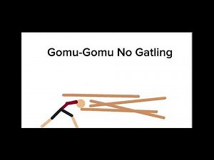 All Luffy Moves In Stickman (Sticknodes)