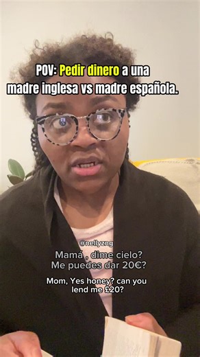 Lo de pedir dinero es en Inglaterra da gusto. En España encambio… 🤧 ¿son las madres latinas igual que las españolas? . . #humor #humor