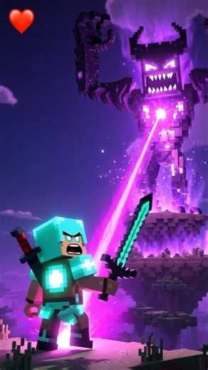 Minecraft Xbox Hero vs Ender God The Final Dimension Battle! #MinecraftXbox#ViralGaming#GamingShorts