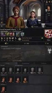 COMO HACER TU PROPIO PERSONAJE EN UNA CASA CANÓNICA DE GAME OF THRONES #crusaderkings3#gameofthrones