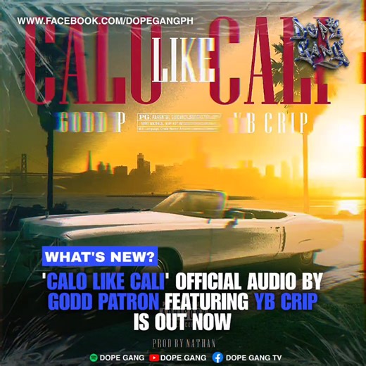 'Calo like Cali' Official Audio by Godd P Asian featuring Young Boi Crip is out now! 🔊 #CaloLikeCali #DopeGangMusic #GHR | DOPE GANG TV