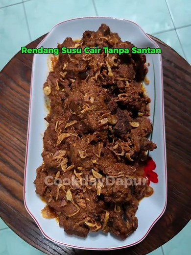 Rendang Susu Cair Tanpa Santan | Praktis & Bumbu Tetap Mantap
