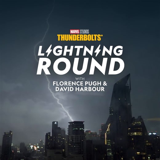 261K views · 2.6K reactions | They may be Thunderbolts, but how much do David Harbour and Florence Pugh really know about thunder and lightning? Let’s just say… they’re about to get shocked ⚡ Don't miss Marvel Studios' #Thunderbolts*, only in theaters now. | National Geographic | Facebook