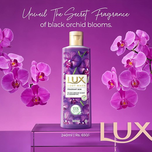 233 reactions · 53 comments | Experience the hidden temptation that comes with black orchid blooms, revealed in every drop of the Lux Black Orchid Bloom & Juniper Oil Bodywash #Lux #Bodywash #SriLanka | LUX | Facebook