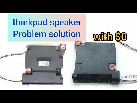 how to fix lenovo thinkpad T440p speaker problem