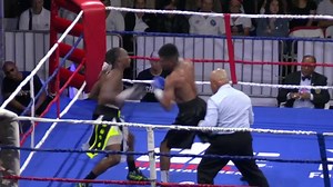 Check out this KO from last night's #BroadwayBoxing! Watch the entire replay now on FIGHT PASS! https://www.ufc.tv/video/broadway-boxing-07172019 | UFC Fight Pass