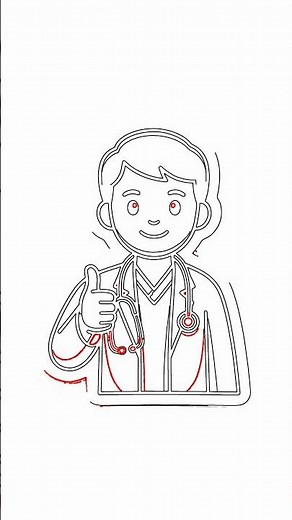 Easy Doctor Drawing for Beginners! with Chillify