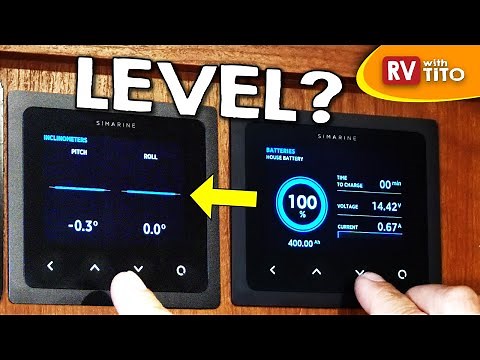 RV Leveling With Simarine PICO Monitor System / RV With Tito / DIY