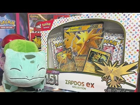 Opening Pokémon TCG Zapdos EX Collection Box