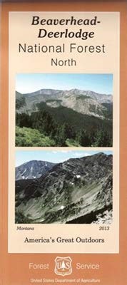 Amazon.com: Beaverhead-Deerlodge National Forest Map: U.S. Forest Service: Libros