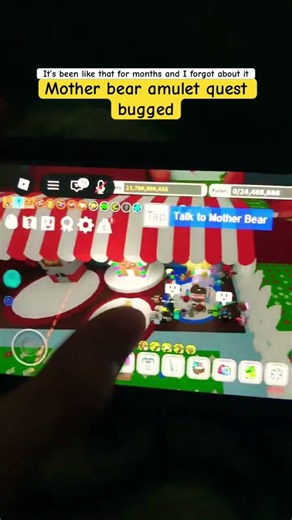 Mother bear quests bugged??? #bss #beesmas #beeswarmsimulator #roblox