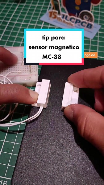 Consejo útil para usar sensor magnético en proyecto de alarma PCB