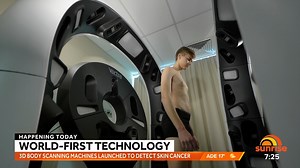 16K views · 150 reactions | World-first 3D scanners which can detect deadly skin cancers are being rolled out across Australia as part of a major trial. More on this story: https://7news.link/3tCZ2gL | Sunrise | Facebook