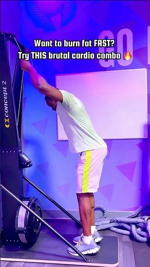The Ultimate 2-Machine Fat Blast | SkiErg + RowErg #hiitworkout #cardio #gymmotivation #fitness
