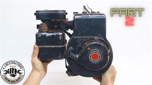 Briggs and Stratton 3hp Engine Restoration Part 2 Deep Clean and Rebuild