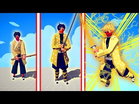 EVOLUTION OF ZENITSU | TABS - Totally Accurate Battle Simulator