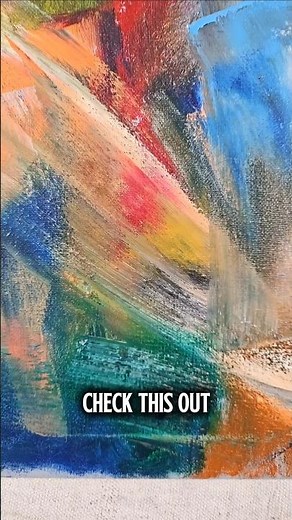 Untitled 17 | Abstract Expressionist Oil Painting 12x12