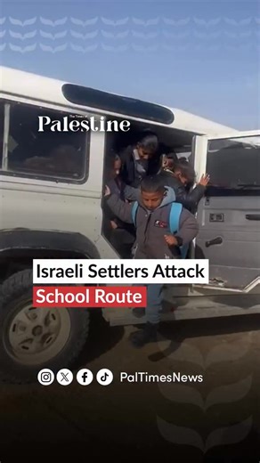 Times of Palestine on Instagram: "Colonial Israeli settlers attacked Palestinian Iyad Mahalis in Ein Dyook in Jericho, the occupied West Bank, while he was driving schoolchildren home, leaving him hospitalized and the children traumatized. Witnesses described settlers blocking the road, striking Iyad through the window, smashing the truck’s rear glass, and chasing them for two kilometers."