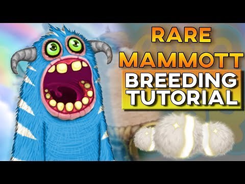 HOW TO BREED Rare Mammott 100% (Plant, Cold, Air, Earth islands) | My Singing Monsters