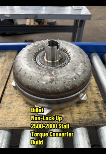 It’s so easy to fall in love with a TRT Street Plus Series Billet 9.5” 27 Spline Non-Lock Torque Converter for our 2004R people out there! This one is for you😎 #torqueconverter #transmission #racing #machining #welding