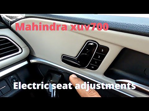 Mahindra XUV700 Electric Seat function and its adjustments | seat controls | ax7l | 7 seater