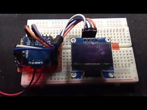 ATTINY85 with 0.96 128x64 i2C OLED Display on DIgiSpark Code Library
