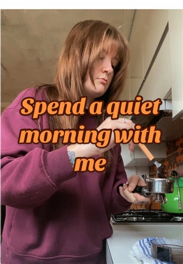 Embracing the Quiet Morning Routine in a Retro Kitchen