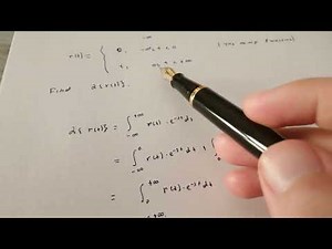 The Laplace transform of the ramp function.