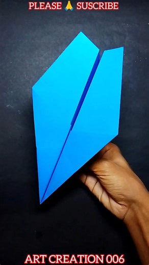 very simple origami blue paper plane idea💡#viralshorts