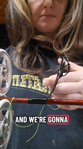 Here's how I do my Forhan Locking wrap on single foot guides #thedecorativestudio #thesouthernrodbuilders #threadcentral #foundationoutdoorgroup #americantacklecompany #mudholecustomtackle #customrods #customrodbuilder #rodbuilding #customfishingrods | The Decorative Studio