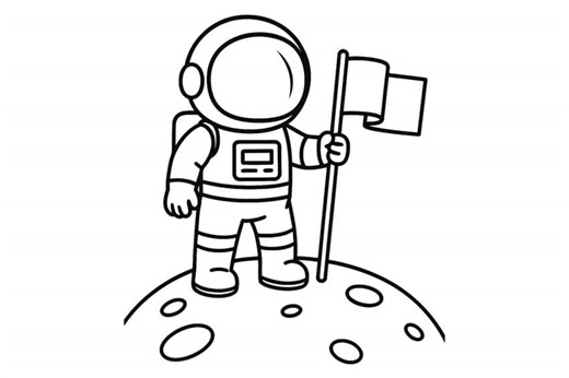 Space Coloring Pages - Free Printable Space Coloring Sheets