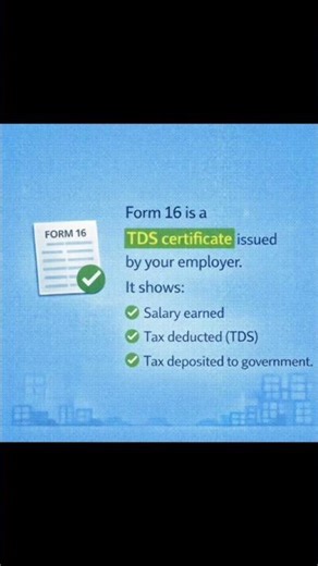 Form 16 Explained in 35 Seconds 📄