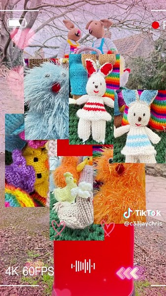 Another Post Box Topper from the very talented Polden Crafters #knitting #post #talent #easter #colour