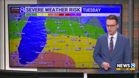 Storms bring hail, flooding to West Michigan