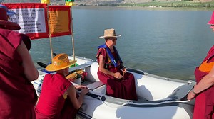 5.5K views · 786 reactions | Lama Zopa Rinpoche always in the state of bodhicitta, blesses all the sentient beings in the lake with Chenrezig mantra and meditation. From 2019 in Washington. | Lama Zopa Rinpoche | Facebook