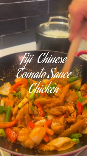 Fuzz Ali on Instagram: "✨fiji-chinese tomato sauce chicken✨ as many of you know, i grew up in suva, fiji, and my food journey is inspired by the various points in my life that led me back to that crazy and wonderful town, and the delicious food culture that exists there. suva is known for its food courts, and the fiji-chinese kiosks and takeaway spots that are the predominant feature of them. one of the dishes i know we’ll all remember is tomato sauce chicken. i remember as a child coming down f