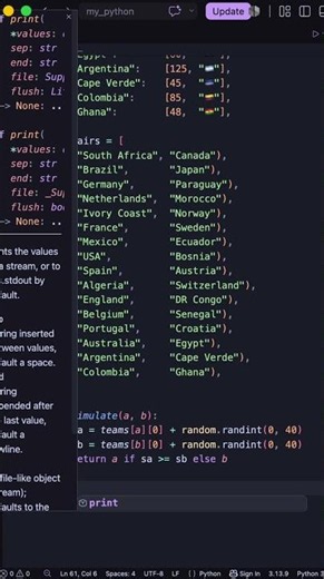 Python predicts all Round of 32 results ⚽🐍