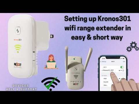 Ultimate guide to setup the Kronos301 wifi range extender | Kronos301 wifi extender configuration