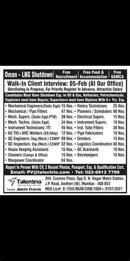 Gulf Job vacancy, Assignment abroad Times epaper today, join our Whatsapp group, https://whatsapp.com/channel/0029VbB0I08BA1etG3tf9R28 #gulfjobconsultacy #gulfjobvacancy #Assigmentabroadtimespaper #gulfjobindians | Gulf job indians