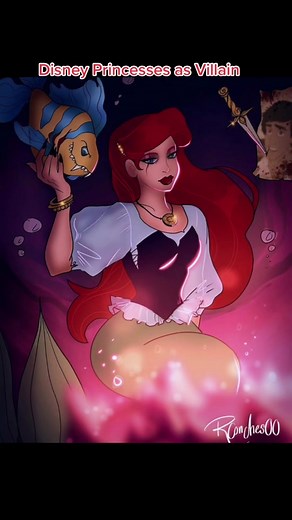 Disney Princesses as Villains - Female Disney Characters Transformed