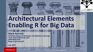 Elementos arquitectónicos habilitando R para macrodatos