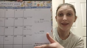 OLWENUS 2023-2024 Calendar 17''x12'' - Jan. 2023 - Jun.