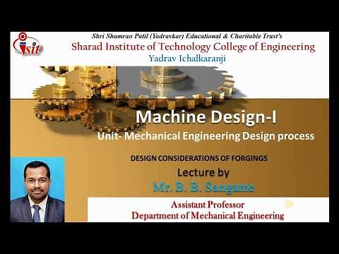 Design Considerations for Forging