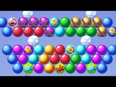 A Bubble Shooter Level That Rewards Calm Thinking