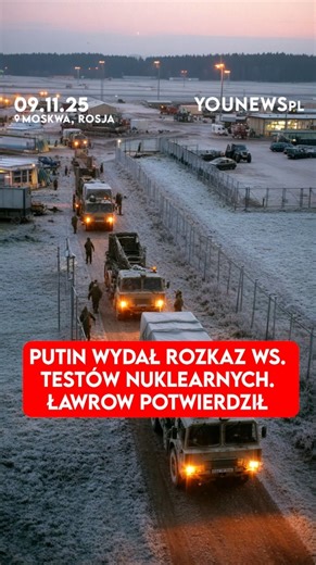 ☢️ Zobacz, co stoi za decyzją Putina o przygotowaniach do testów nuklearnych #rosja #usa #putin #ławrow #trump #nuklearne #brońatomowa #bezpieczeństwo #polityka #sankcje #konflikt #świat #wiadomości #aktualności | Lov3