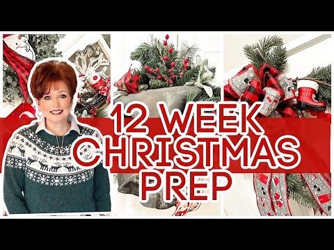 12 WEEK CHRISTMAS PREP HOLIDAY ORGANIZATION, CHECKLISTS, PRINTABLES AND MORE
