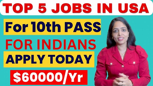592K views · 8.9K reactions | Top 5 USA Jobs for Indians without degree| Best USA jobs for Indians with 10th pass in hindi Amita | FitlifebyAmita | Facebook