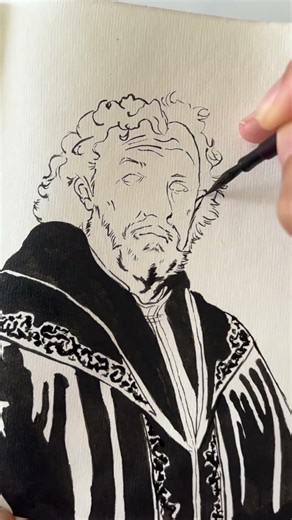 Avant d’écrire un personnage, je le dessine ✍️ #everhal #fantasy #darkfantasy #antihero